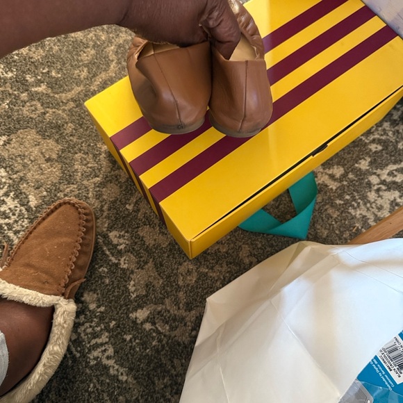 J. Crew Tan Leather Flats - Picture 3 of 5